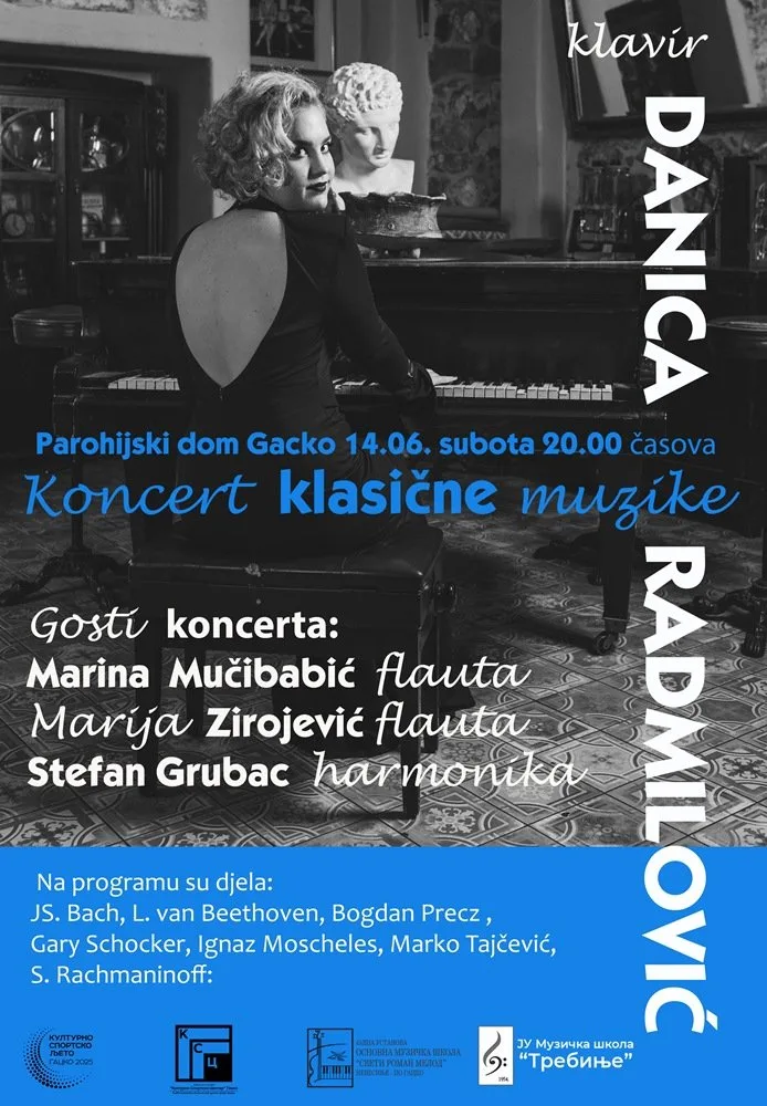 111-jpg U subotu koncert pijanistkinje Danice Radmilović